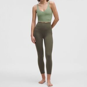 Lululemon Align High-Rise Pant 25” in olive green